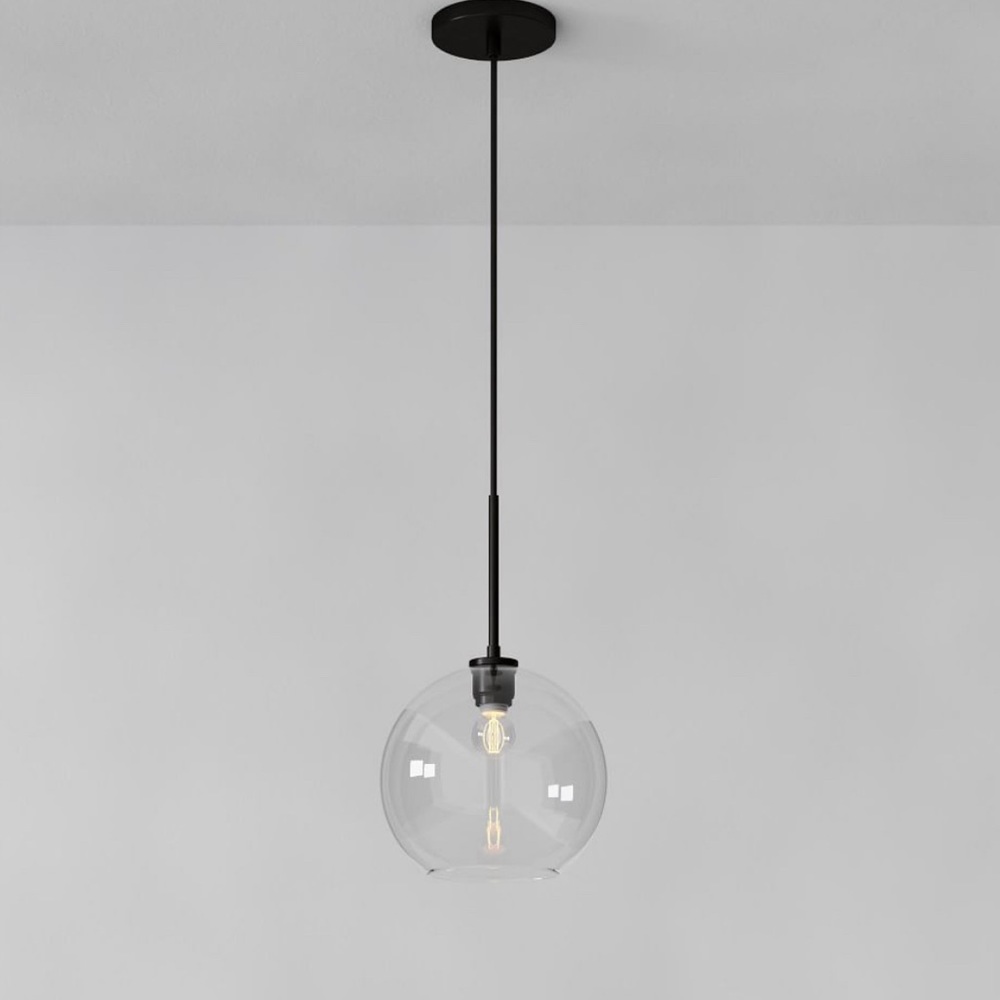 1 - West Elm pendant light (8” globe)